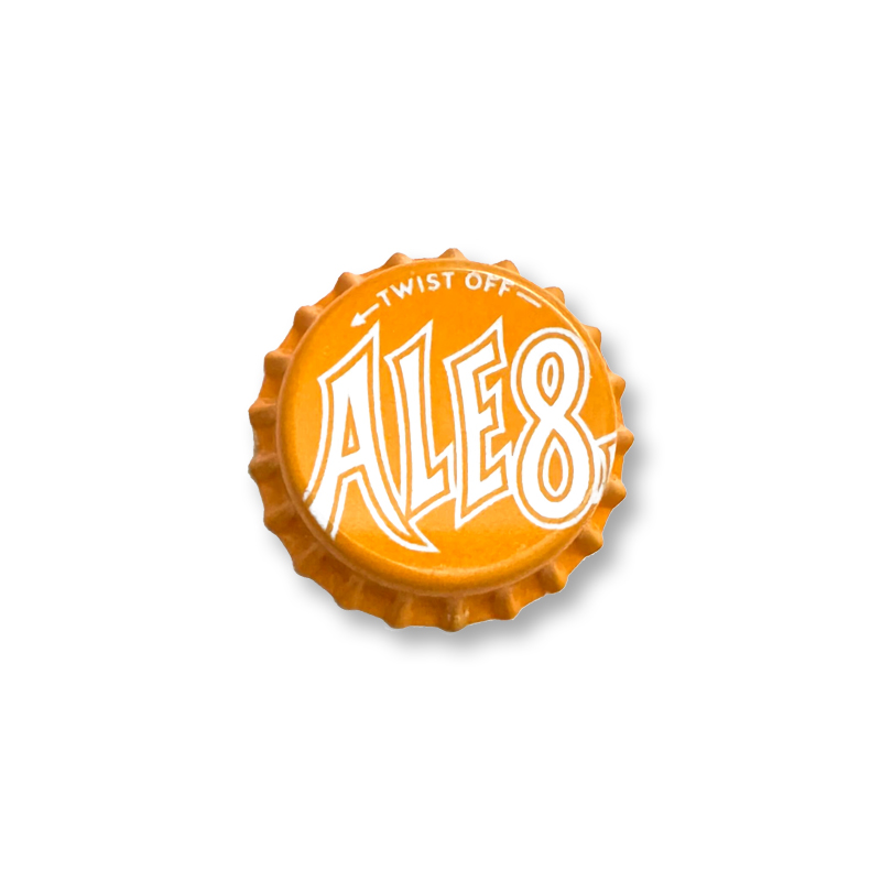 Orange Bottle Cap Magnet